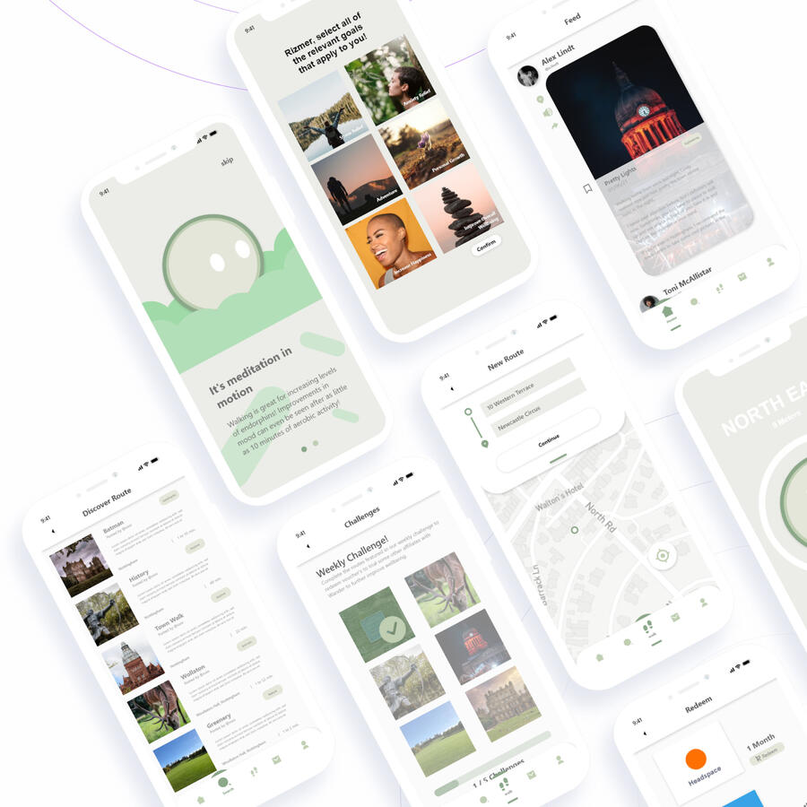 Wander - App Close Up Wander - App Close Up