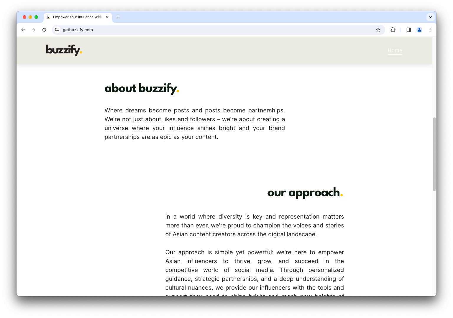 Buzzify Wesbite - 2 Buzzify Wesbite - 2